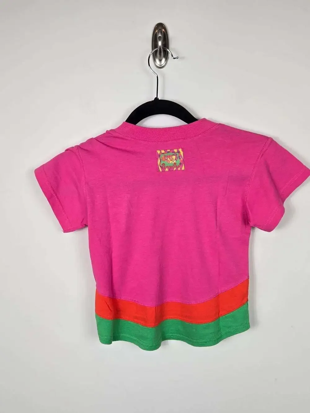Vintage 90s Pampolina Girls Colorblock T Shirt Leggings Set Germany 92 Size 2/3T